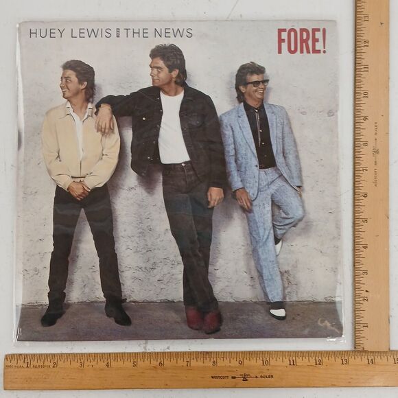 Huey Lewis and the News Fore! 1986 Vinyl Record Album LP Chrysalis OV-41534 - Picture 8 of 8